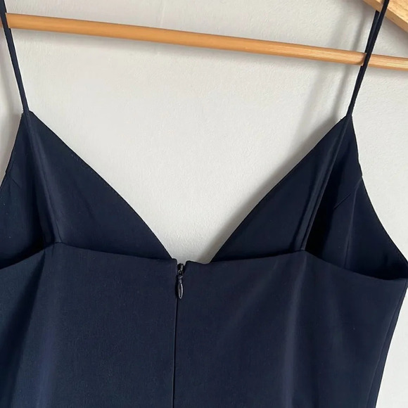 Shona Joy Cocktail Draped Dress in Navy - Picture 14 of 16